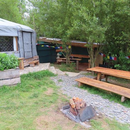 Hotel Annies Land Wales super insulated Fire Yurt à Machynlleth Extérieur photo