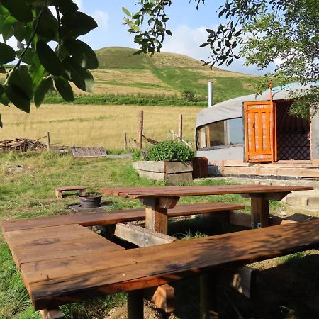 Hotel Annies Land Wales super insulated Fire Yurt à Machynlleth Extérieur photo