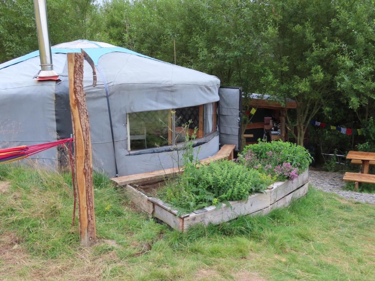 Hotel Annies Land Wales super insulated Fire Yurt à Machynlleth Extérieur photo