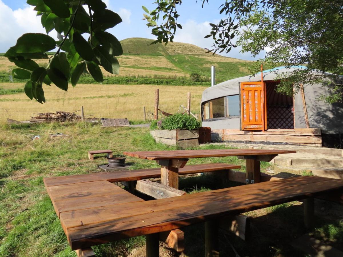 Hotel Annies Land Wales super insulated Fire Yurt à Machynlleth Extérieur photo