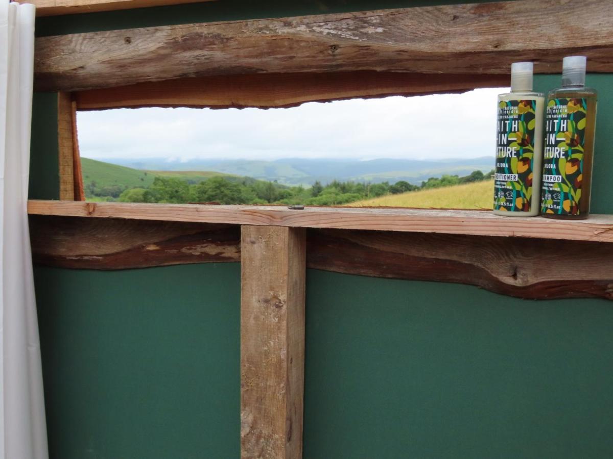 Hotel Annies Land Wales super insulated Fire Yurt à Machynlleth Extérieur photo