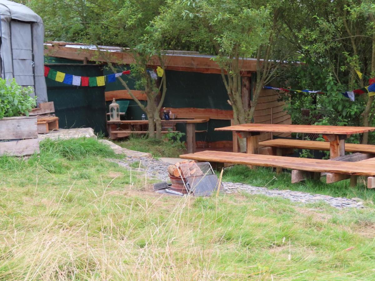 Hotel Annies Land Wales super insulated Fire Yurt à Machynlleth Extérieur photo