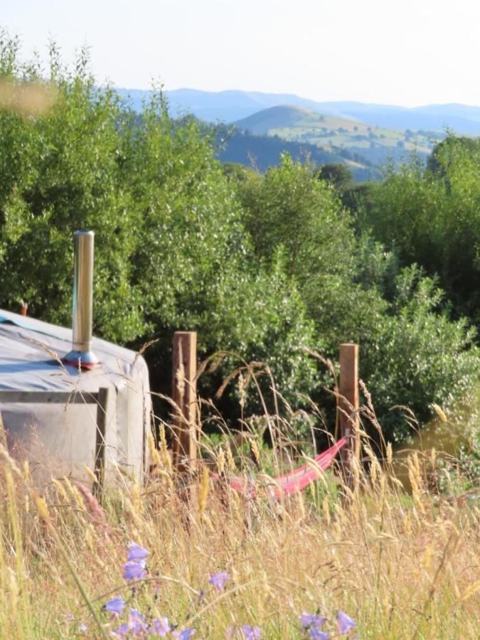 Hotel Annies Land Wales super insulated Fire Yurt à Machynlleth Extérieur photo