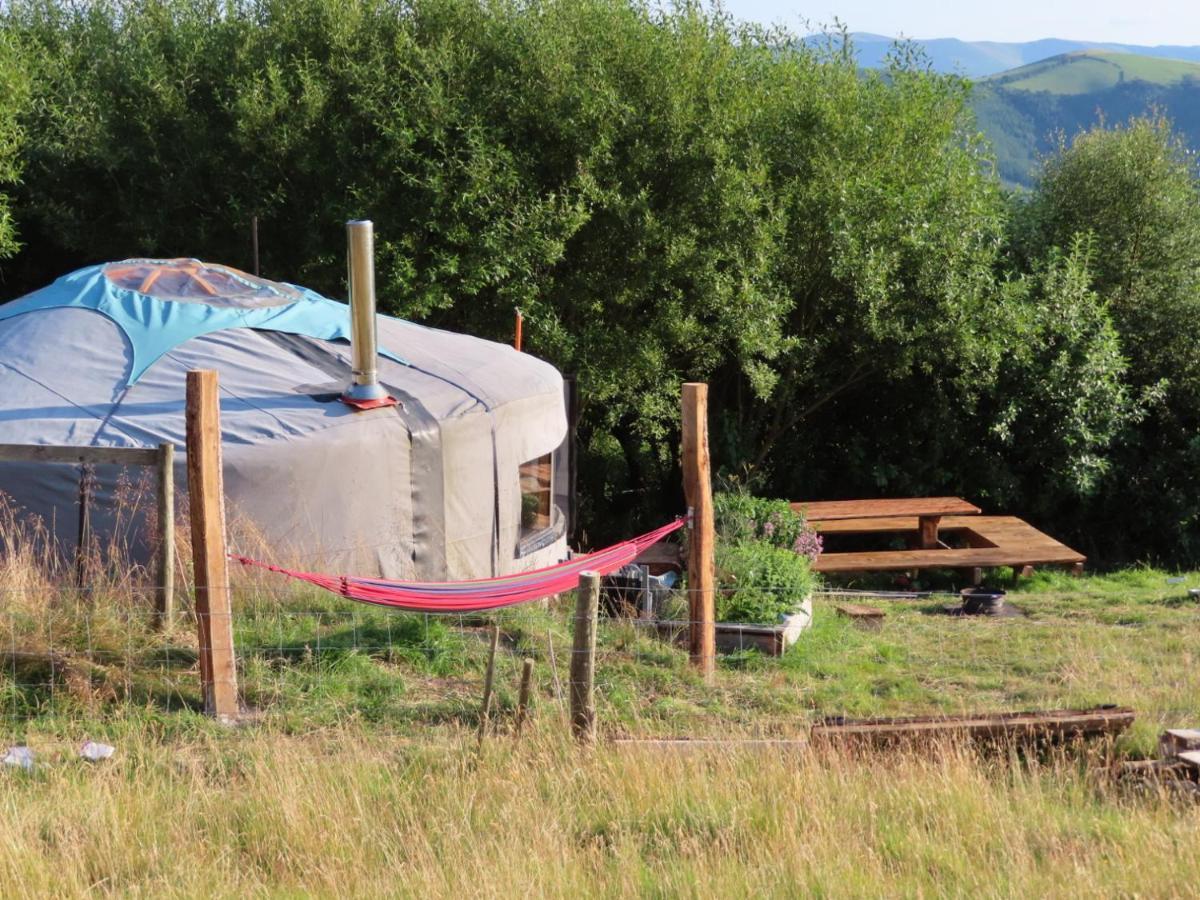 Hotel Annies Land Wales super insulated Fire Yurt à Machynlleth Extérieur photo